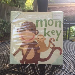 Kids Line Monkey canvas wall art